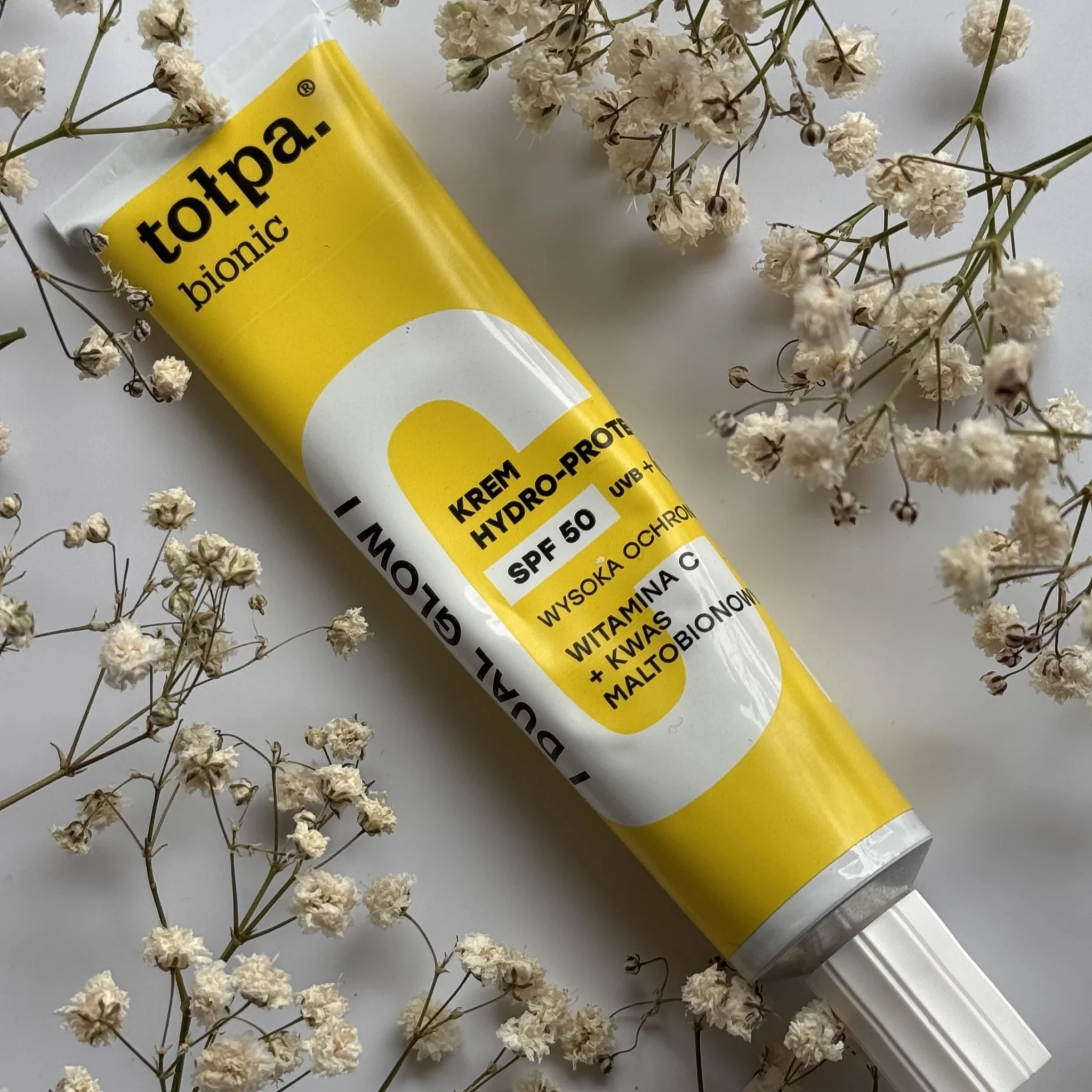Krem hydro-protect SPF50 Dual Glow od Tołpa - moja opinia