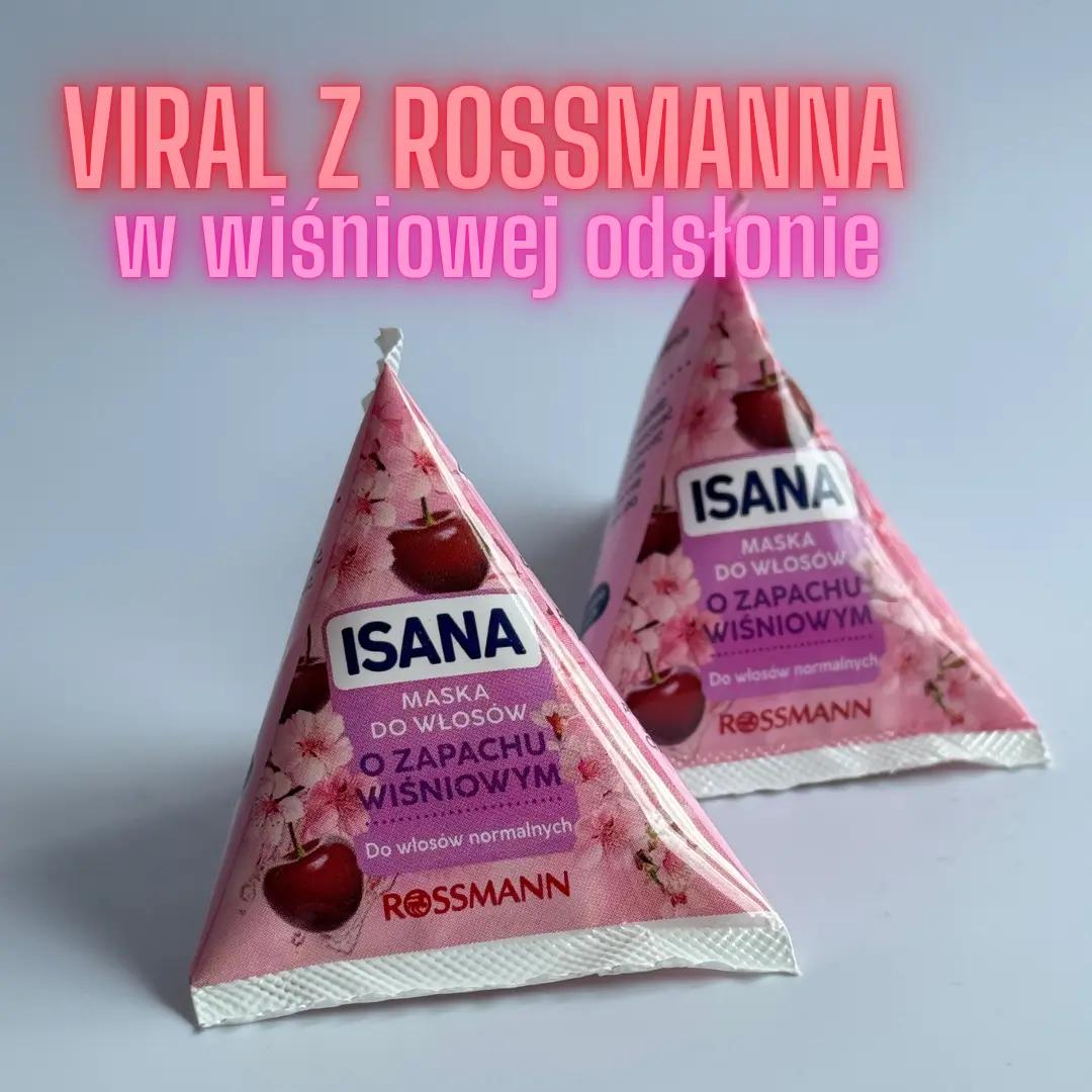 Sprawdziłam viralową, jednominutową maskę do włosów kwiat wiśni od Isana - moja opinia